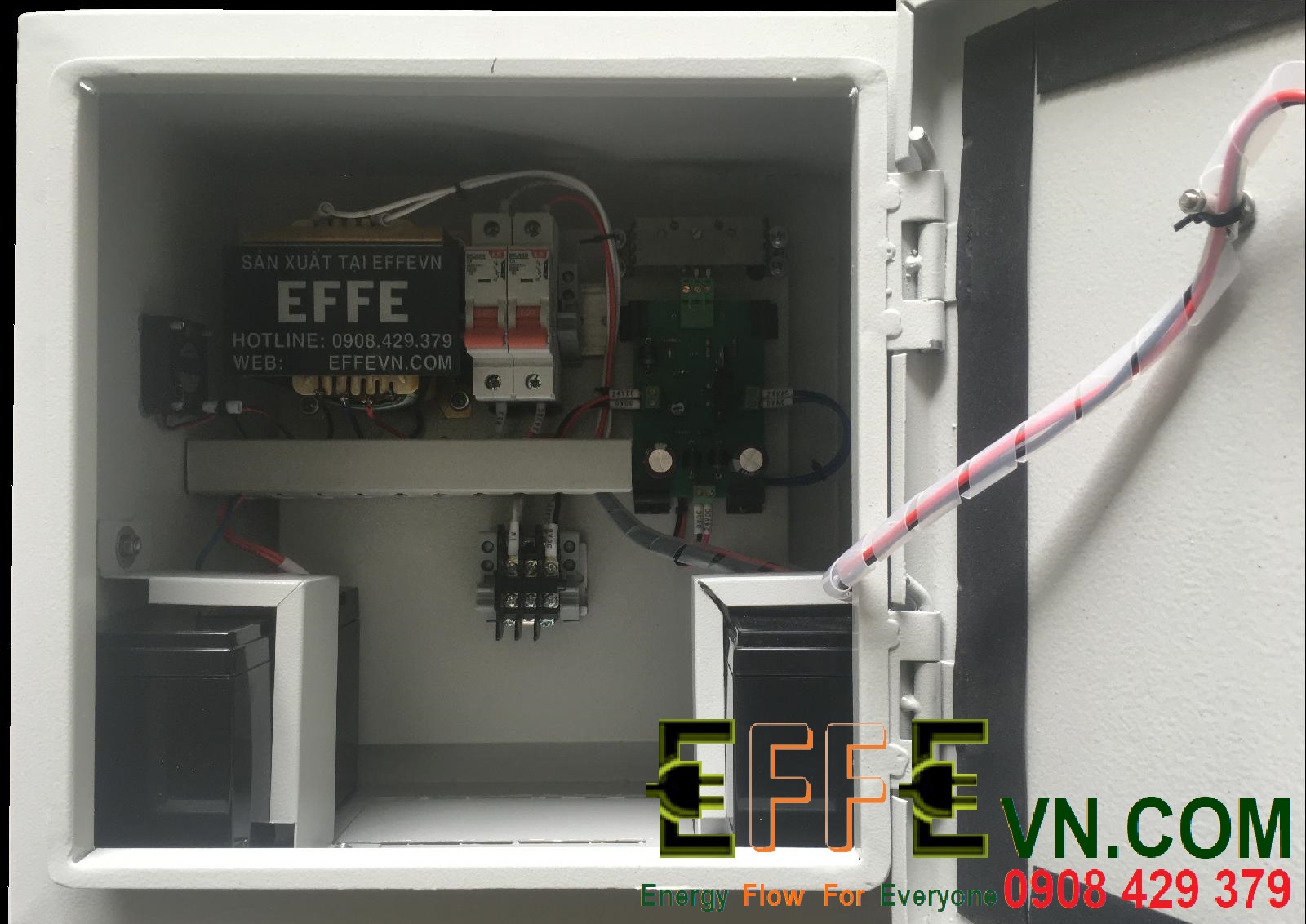 TỦ NGUỒN PHỤ BÁO CHÁY 24VDC 7.5AH - Ảnh 3